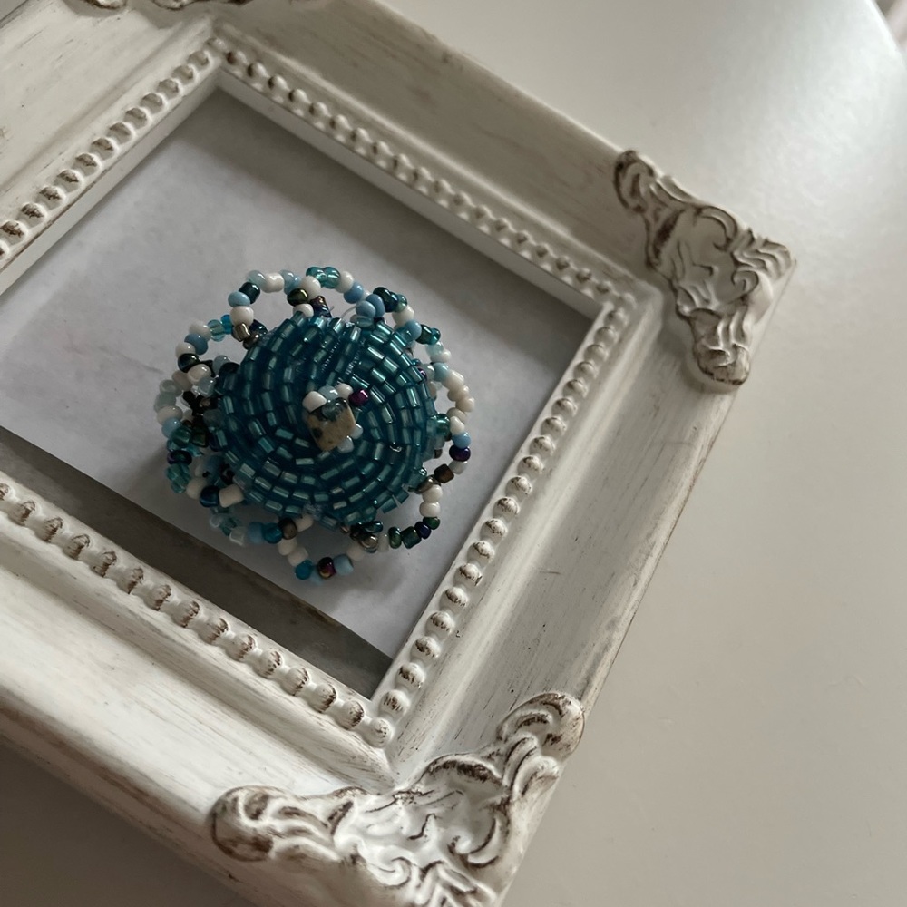 Handmade Beaded Ring